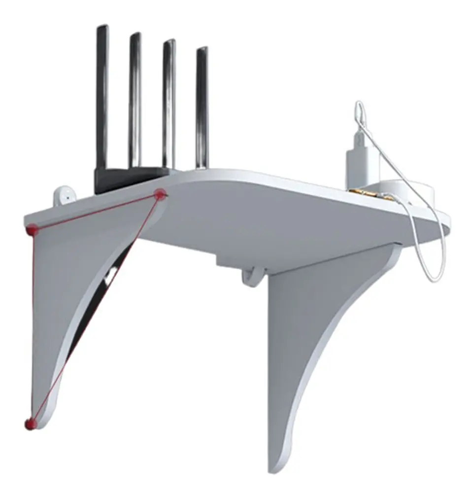 Soporte Repisa De Almacenamiento Para Pared Unicolor 3