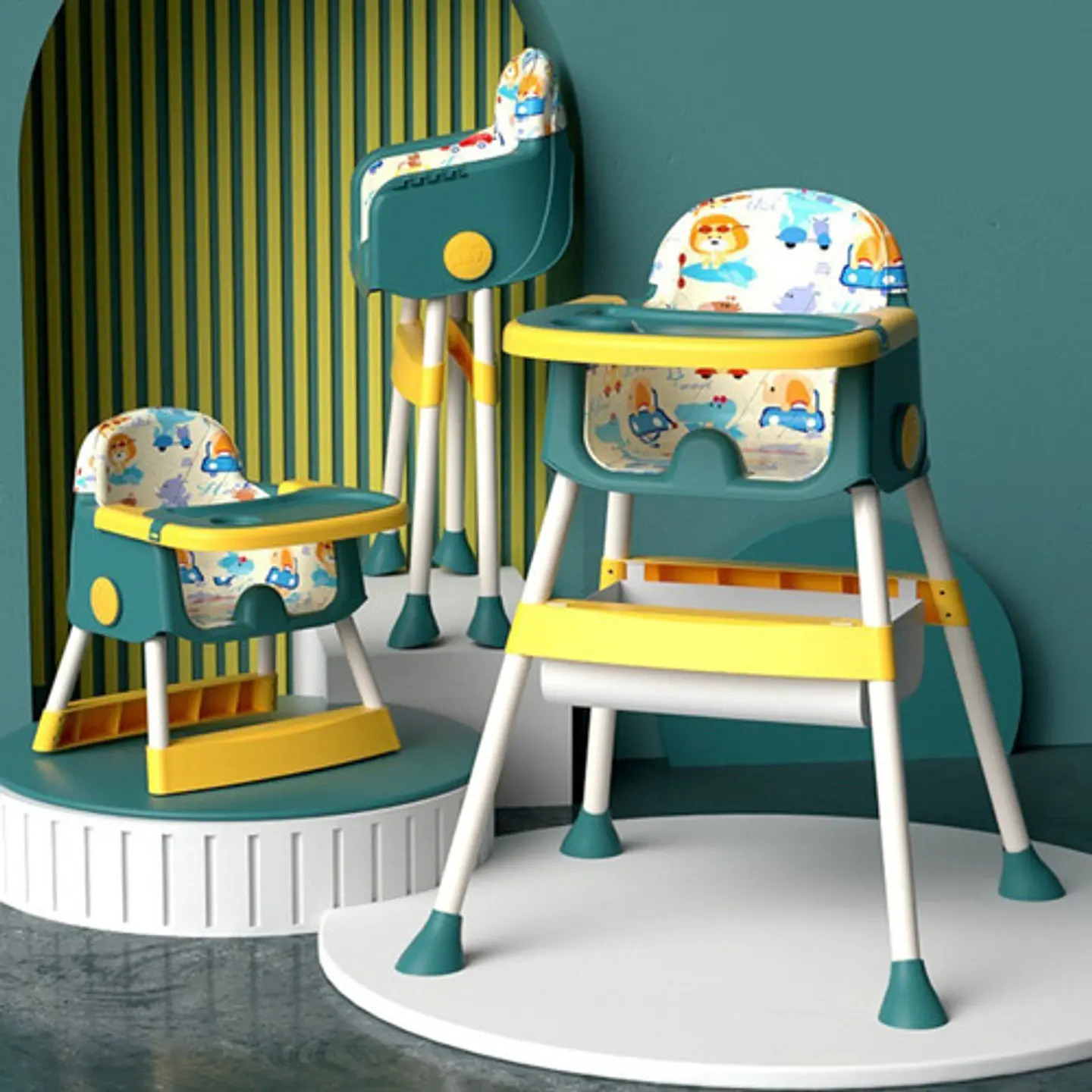 Comedor Multiuso 2 En 1 Silla Comer Infantil Bebé Niño 10
