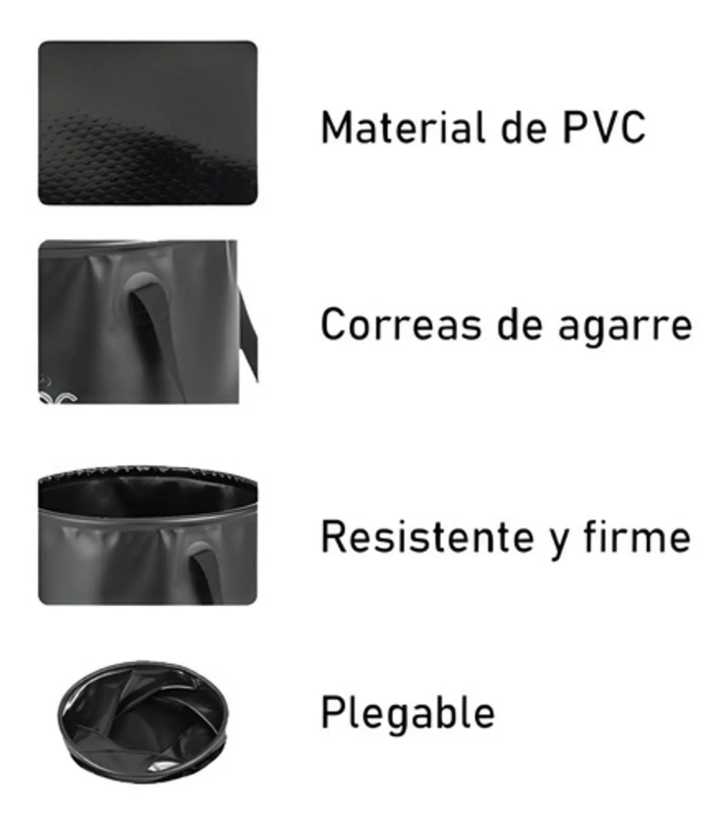 Balde Cubeta Hielera 20l Cerveza Camping Plegable Portátil 5