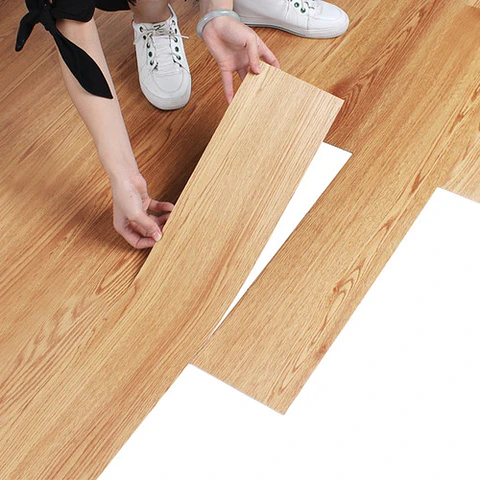 Pack 50 Láminas Autoadhesivas Piso Tabla Madera Pvc Vinilico