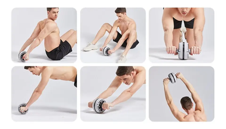 Rueda Resistente Ejercicios Abdominal Abs 3