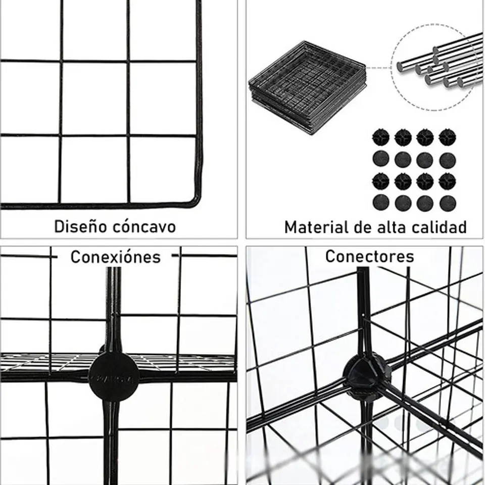 Estante Armario Organizador De Hierro 9 Repisas Armable 6