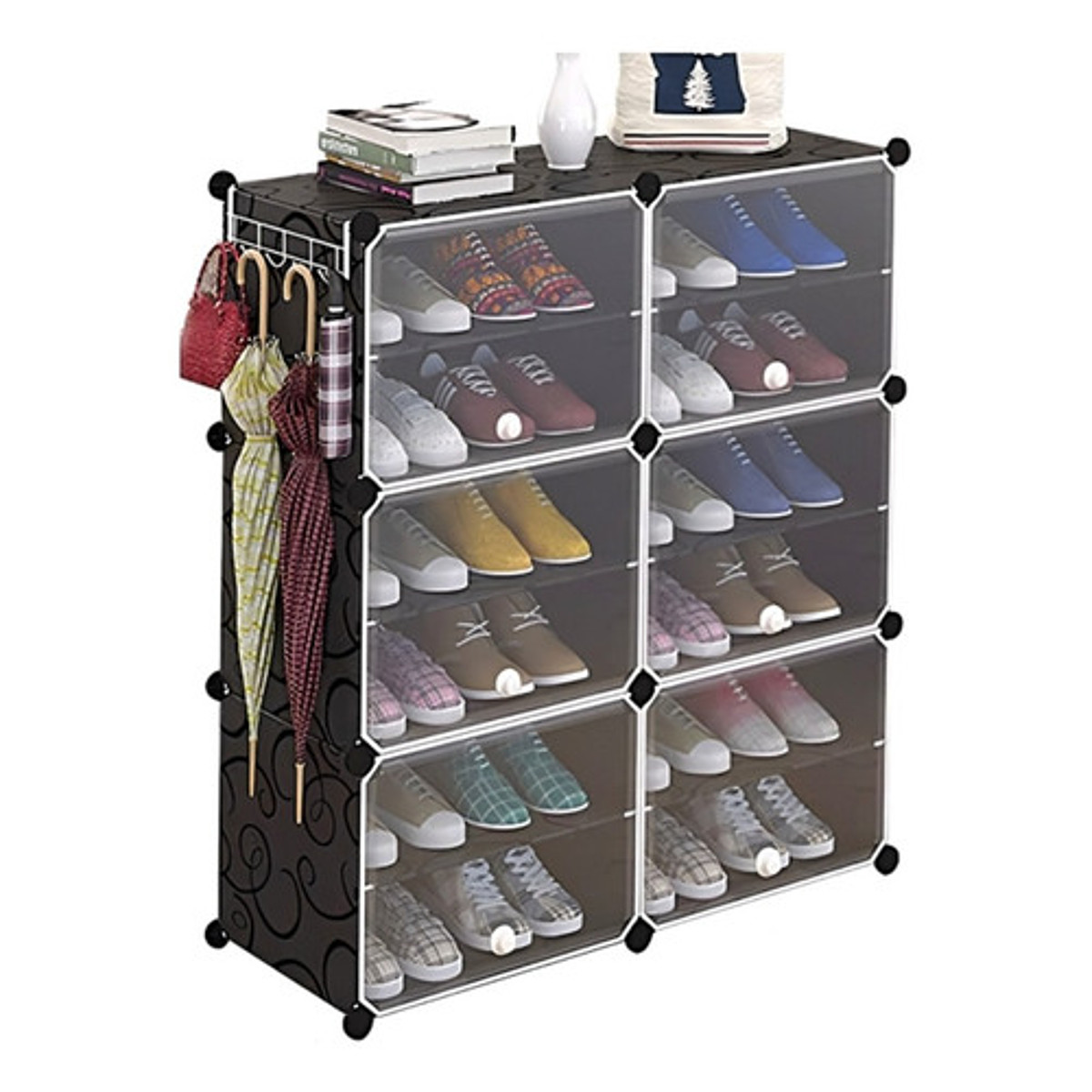 Carrito de almacenamiento – Organizador de 3 niveles de rodadura para uso  general, carrito de manualidades, organizador multiusos, estante  organizador