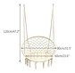 Silla Colgante Tipo Hamaca Para Terraza Jardín Living - Miniatura 6