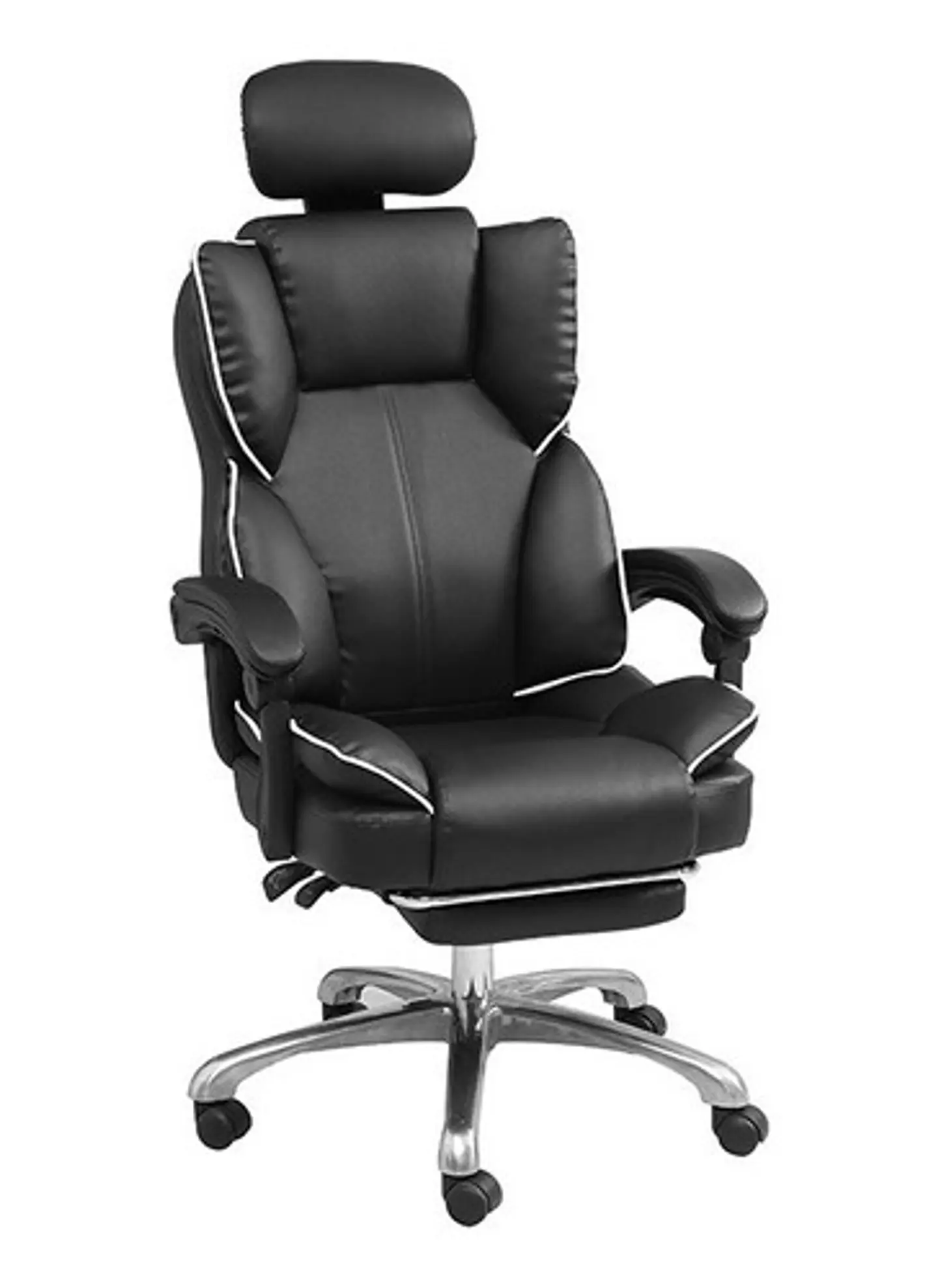Silla Pc Negra Sillón Regulable Ejecutiva Oficina Escritorio 1