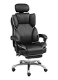 Silla Pc Negra Sillón Regulable Ejecutiva Oficina Escritorio - Miniatura 1