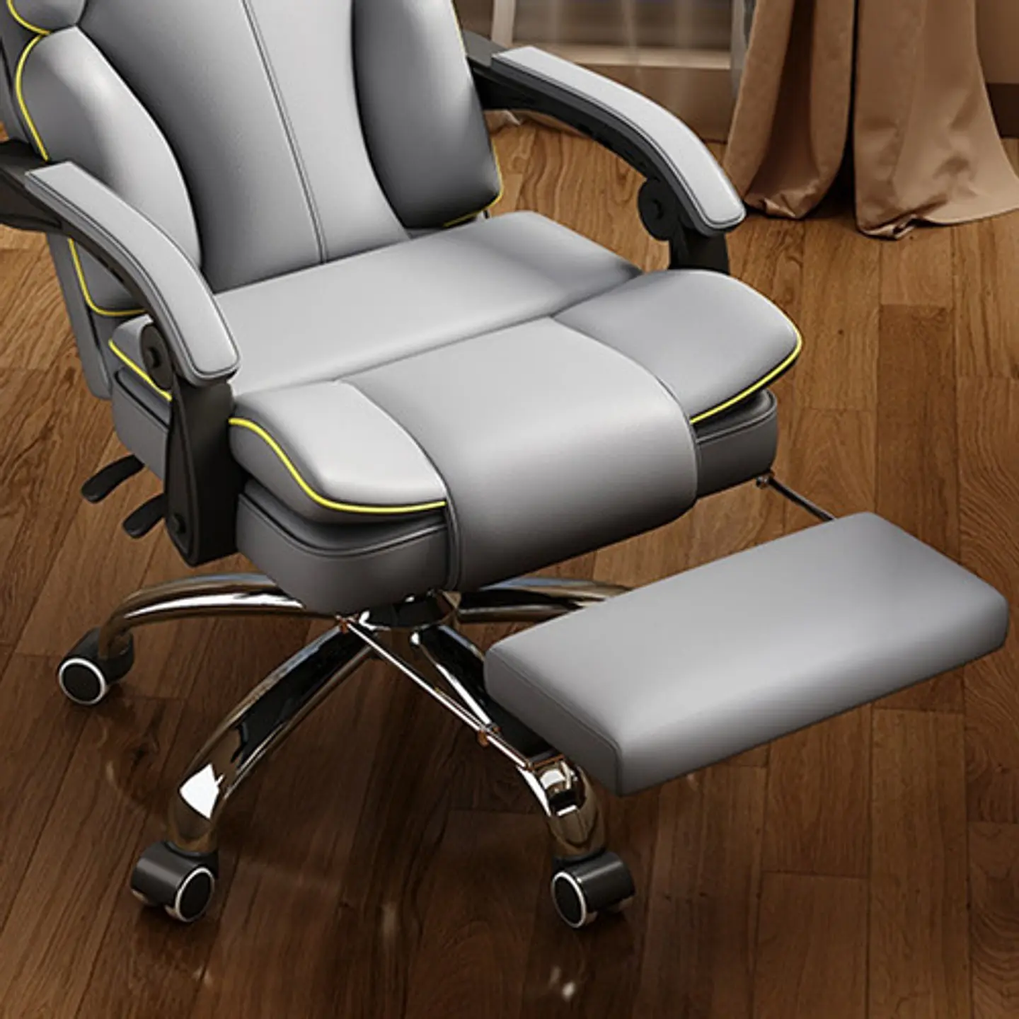 Silla Pc Negra Sillón Regulable Ejecutiva Oficina Escritorio 4