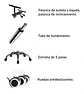 Silla Pc Negra Sillón Regulable Ejecutiva Oficina Escritorio - Miniatura 6