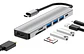 Adaptador 7 En 1 Entrada Tipo C 4k Hdmi Mac Windows - Miniatura 1
