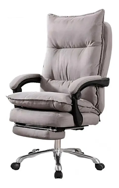 Silla Jefe De Tela Oficina Con Reposapiés 