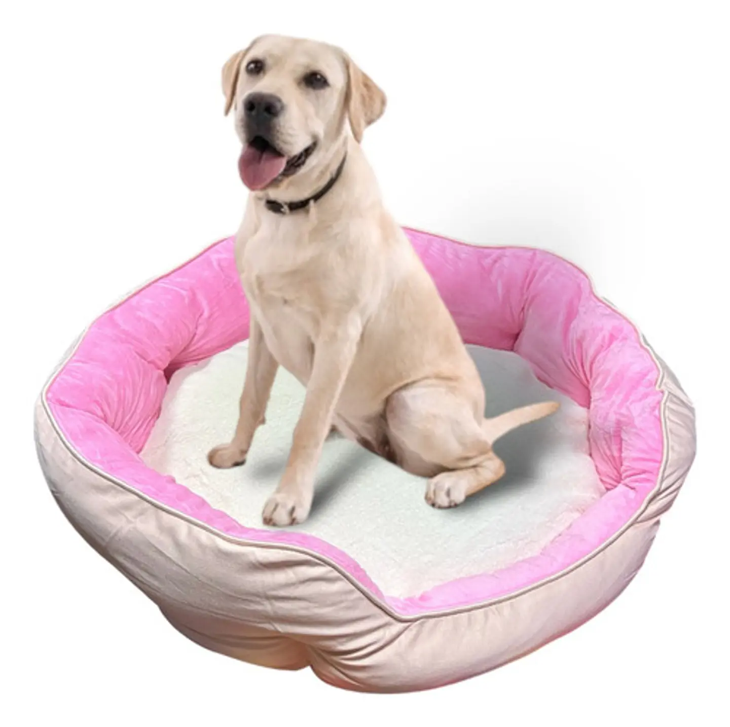 Cama Cojín 70 Cm Mascotas Acolchada Grande Para Perro Y Gato 9