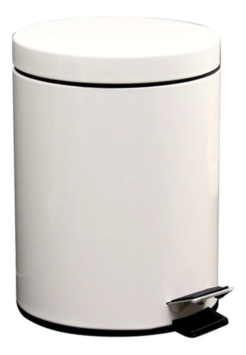 Papelera 8 Litros Elegante Con Pedal Basurero Oficina Baño