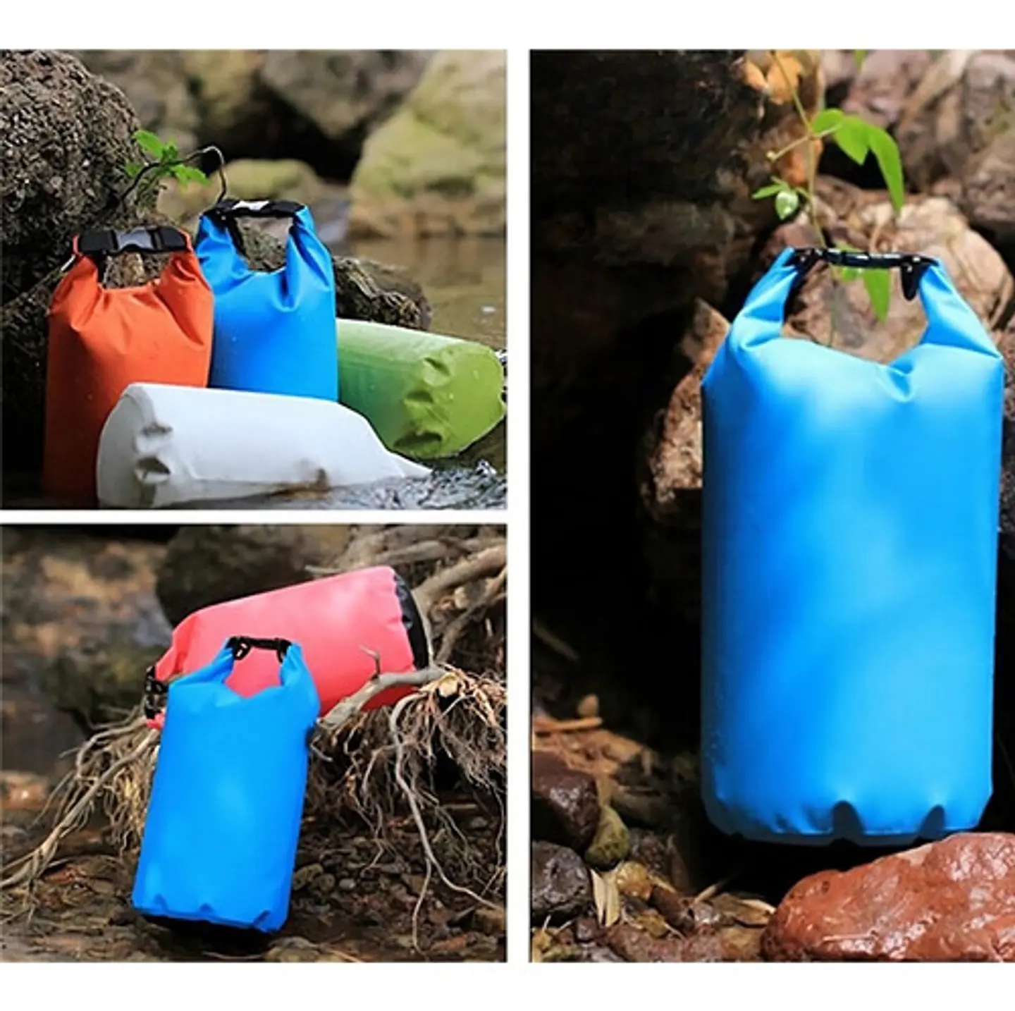 Bolsa Flotante Pvc 10l Impermeable Para Camping Aire Libre 15