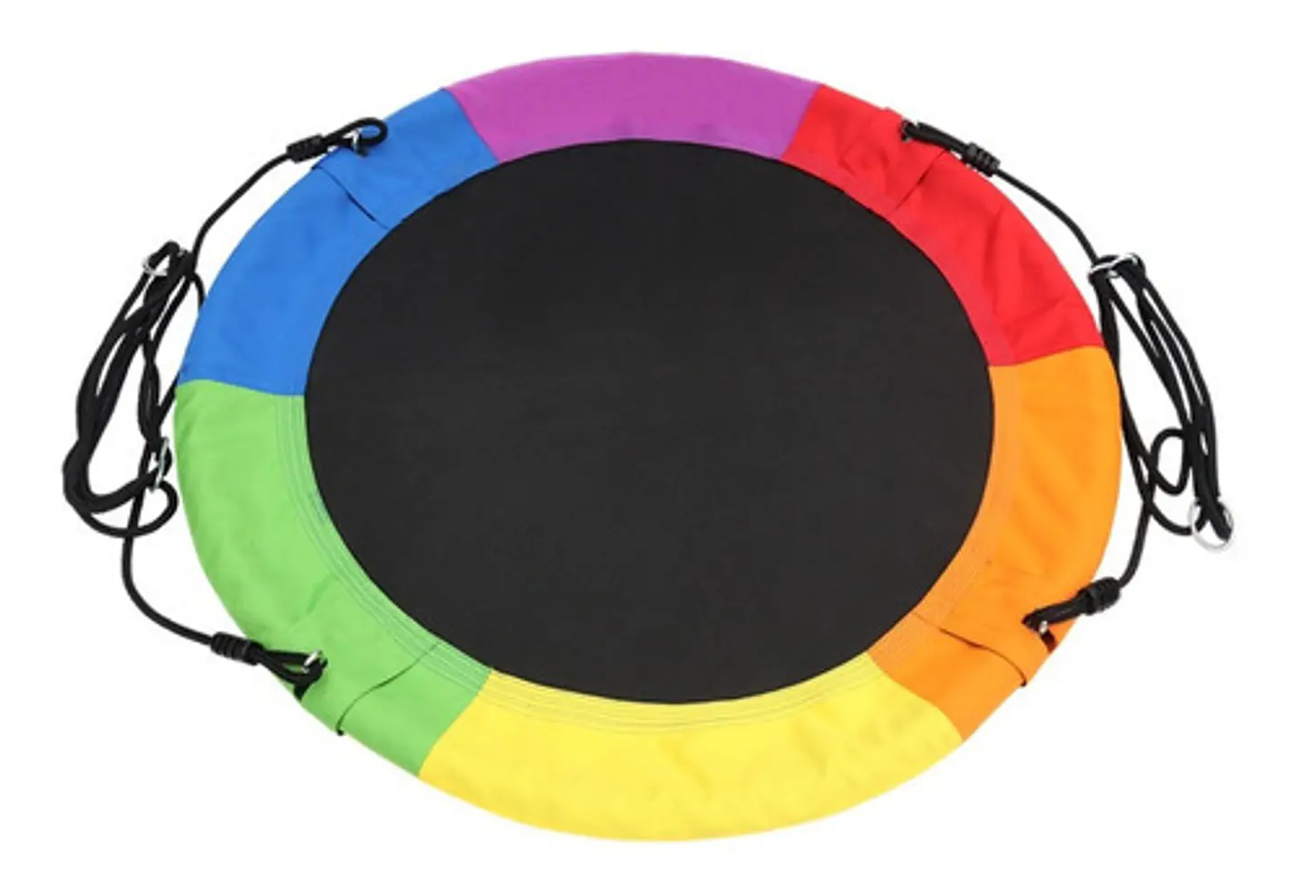 Columpio Redondo Multicolor Infantil Colgante Para Exterior  5