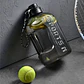 Botella De Agua Transparente Gym Fitness - Unisex 2700ml - Miniatura 3