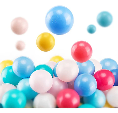 Pack 100 Pelotas Plásticas Para Piscina 7 Cm Infantil