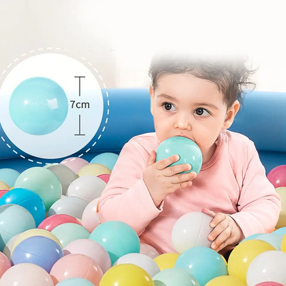 Pack 100 Pelotas Plásticas Para Piscina 7 Cm Infantil 4