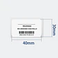 Pack 4 Rollos Etiquetas Autoadhesivas 40x30mm 3200 Unidades - Miniatura 5