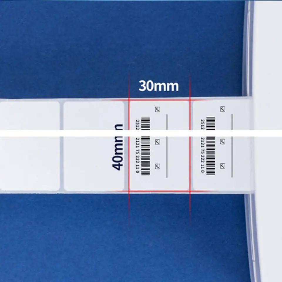 Pack 4 Rollos Etiquetas Autoadhesivas 40x30mm 3200 Unidades 6