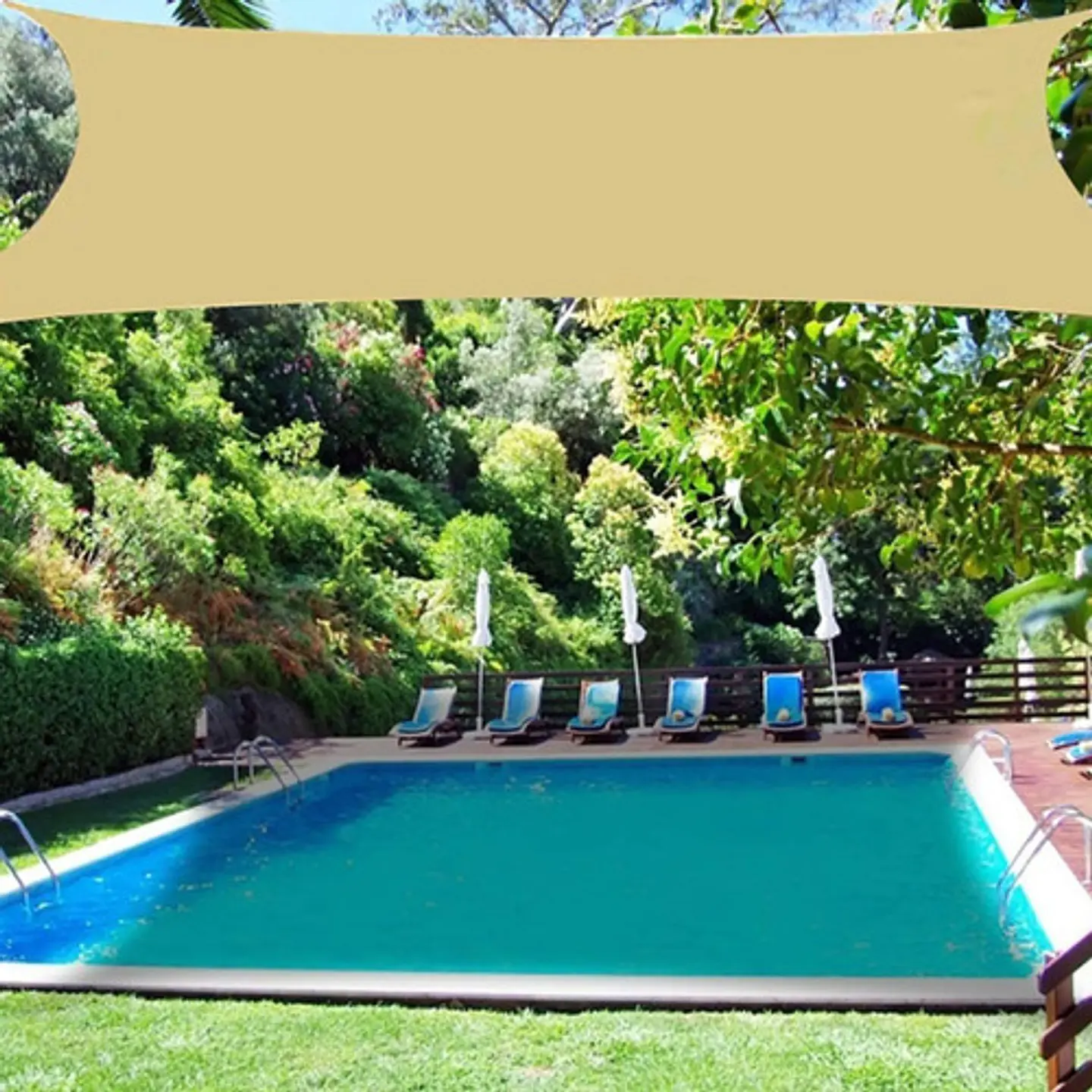 Parasol Impermeable 3 X 3 M Carpa Exterior Anti-uv 2