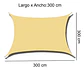 Parasol Impermeable 3 X 3 M Carpa Exterior Anti-uv - Miniatura 8