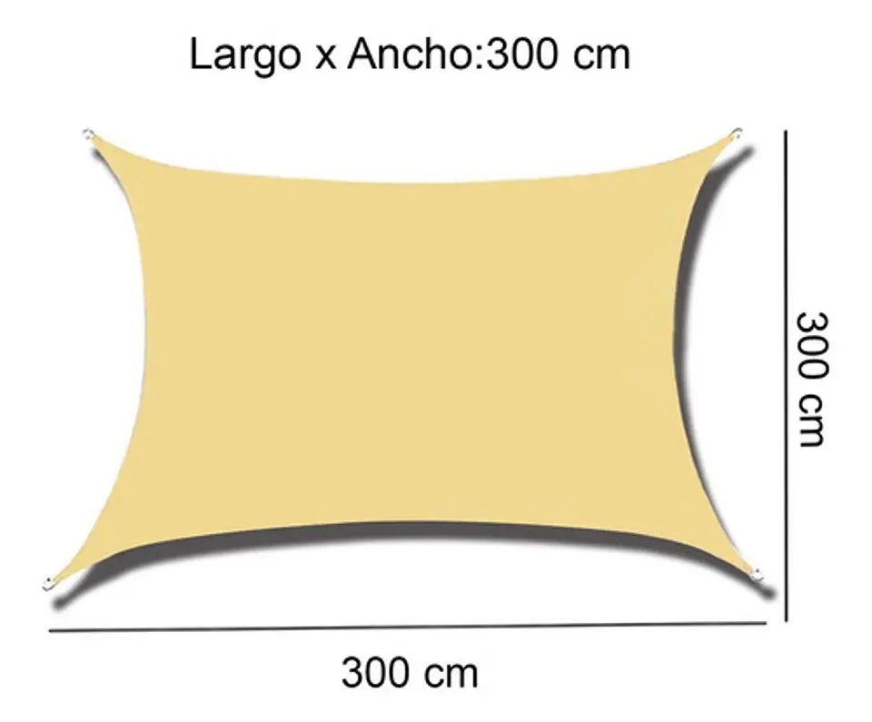 Parasol Impermeable 3 X 3 M Carpa Exterior Anti-uv 8