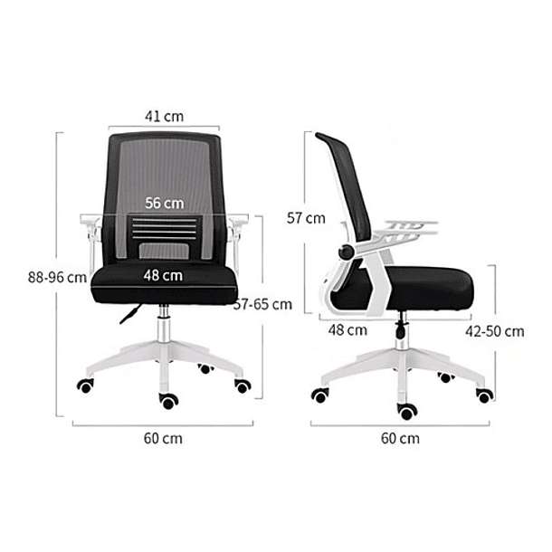 Pack 2 Sillas De Oficina Escritorio Ejecutiva 10