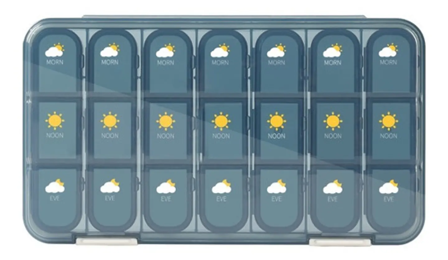 Organizador De Pastillas Portátil Pastillero Semanal 4