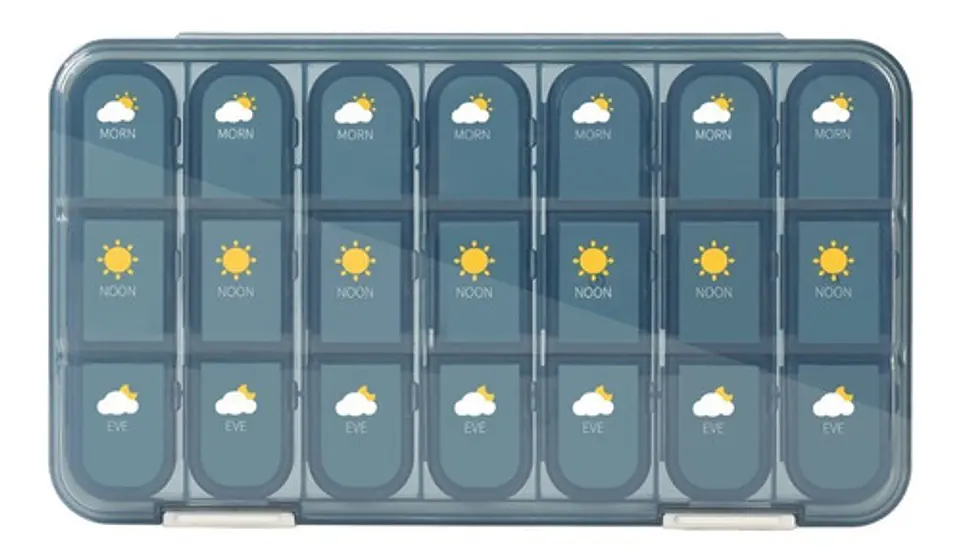 Organizador De Pastillas Portátil Pastillero Semanal 4