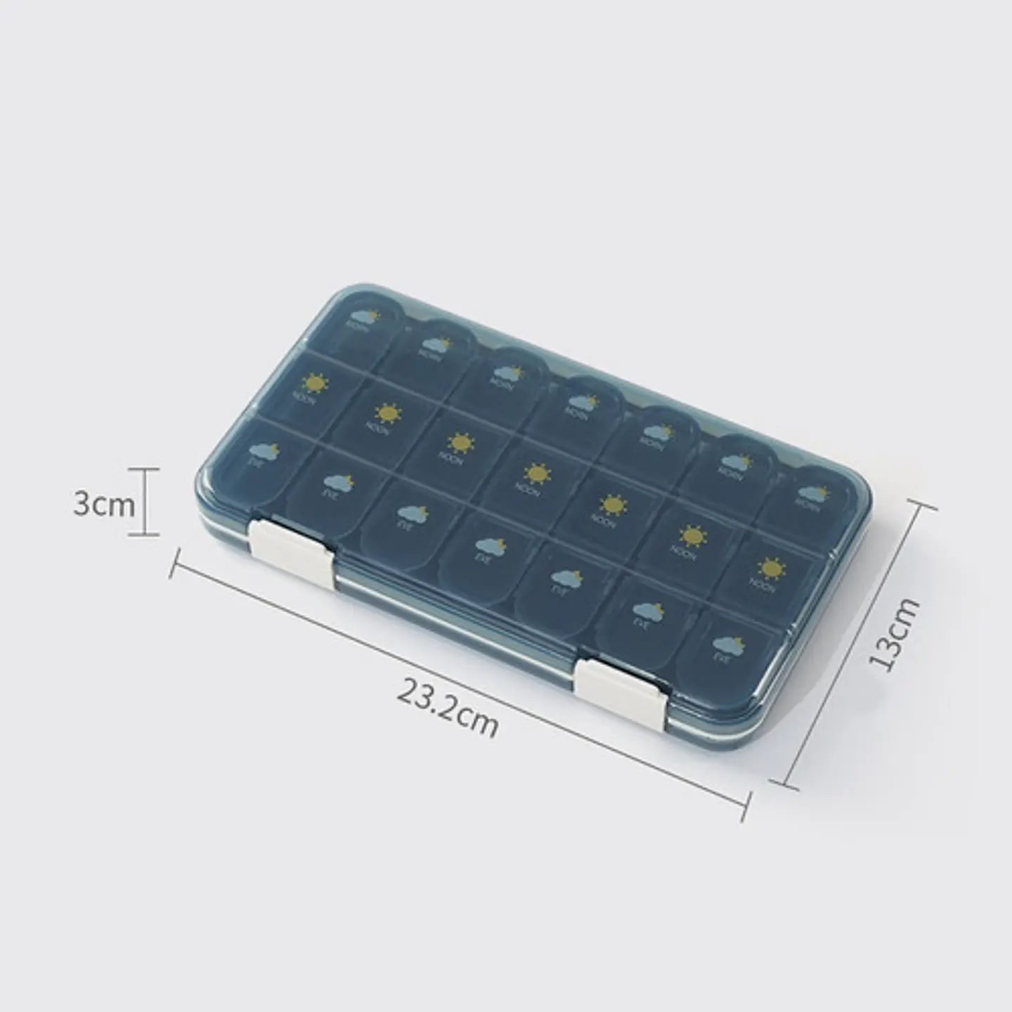 Organizador De Pastillas Portátil Pastillero Semanal 5