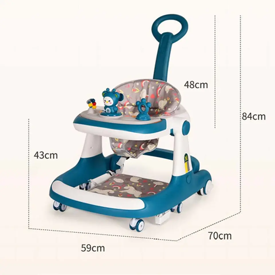 Andadera Caminadora De Bebé Multifuncional Anticaida Unisex 6