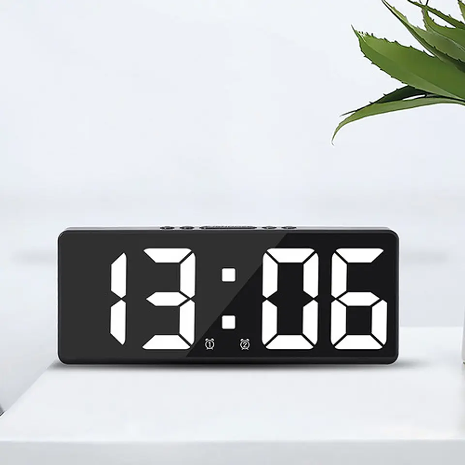 Reloj Despertador Led Multifuncional, Dormitorio Oficina 3