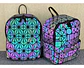 Mochila Rhombus Luminoso Coreana Para Estudiantes Unisex  - Miniatura 7