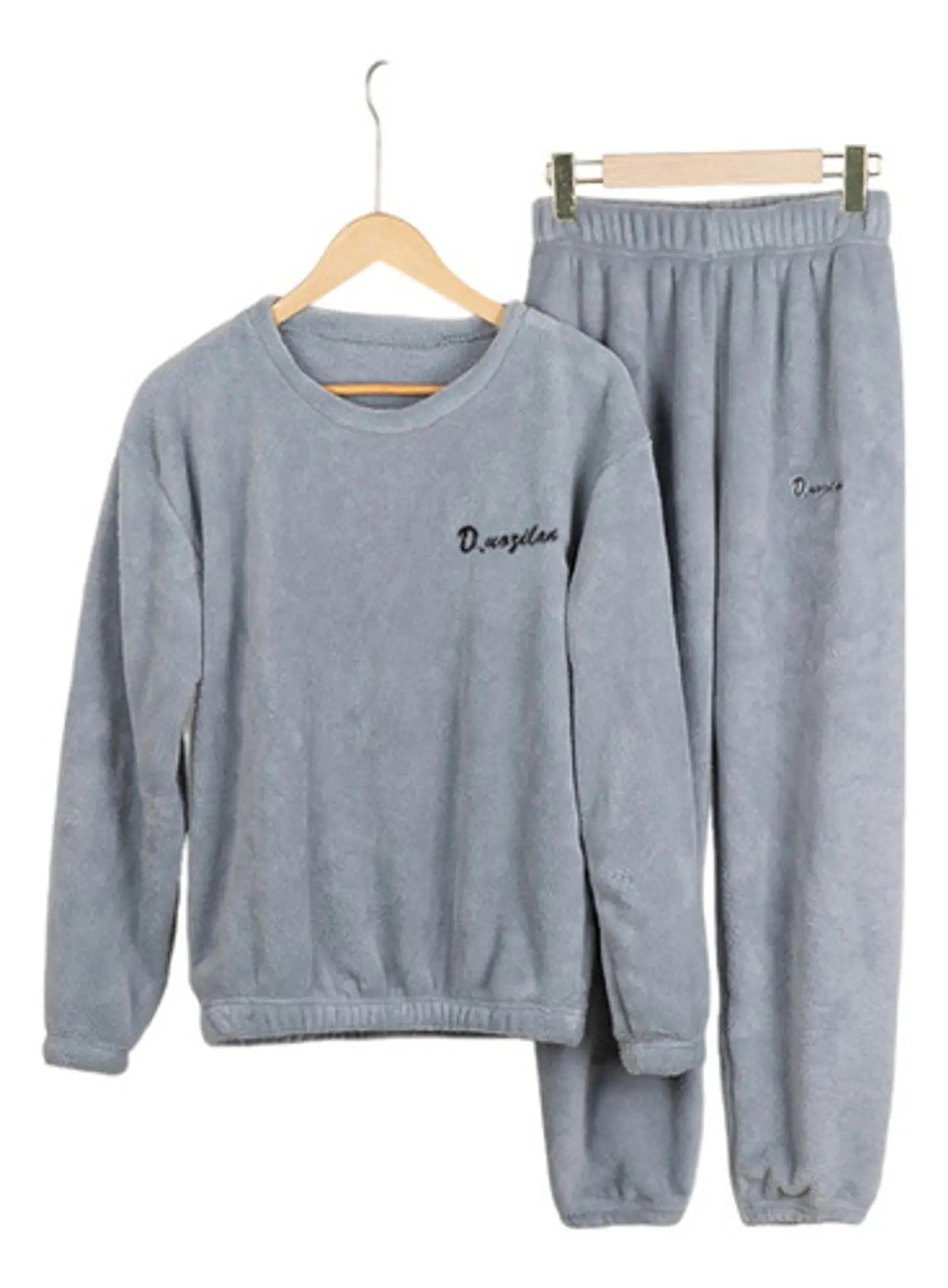 Conjunto De Ropa Pijama Polar Mujer 2 Piezas Talla Única 1