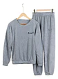 Conjunto De Ropa Pijama Polar Mujer 2 Piezas Talla Única - Miniatura 1