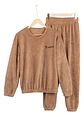 Conjunto De Ropa Pijama Polar Mujer 2 Piezas Talla Única - Miniatura 5
