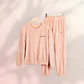 Conjunto De Ropa Pijama Polar Mujer 2 Piezas Talla Única - Miniatura 9