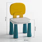 Mesa De Actividades Infantil Con Silla + 300 Bloques De Juego - Miniatura 5