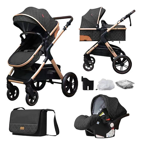 Coche Cuna Accesorios Bebé 5 En 1 Plegable Multifuncional