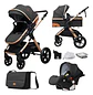 Coche Cuna Accesorios Bebé 5 En 1 Plegable Multifuncional - Miniatura 1