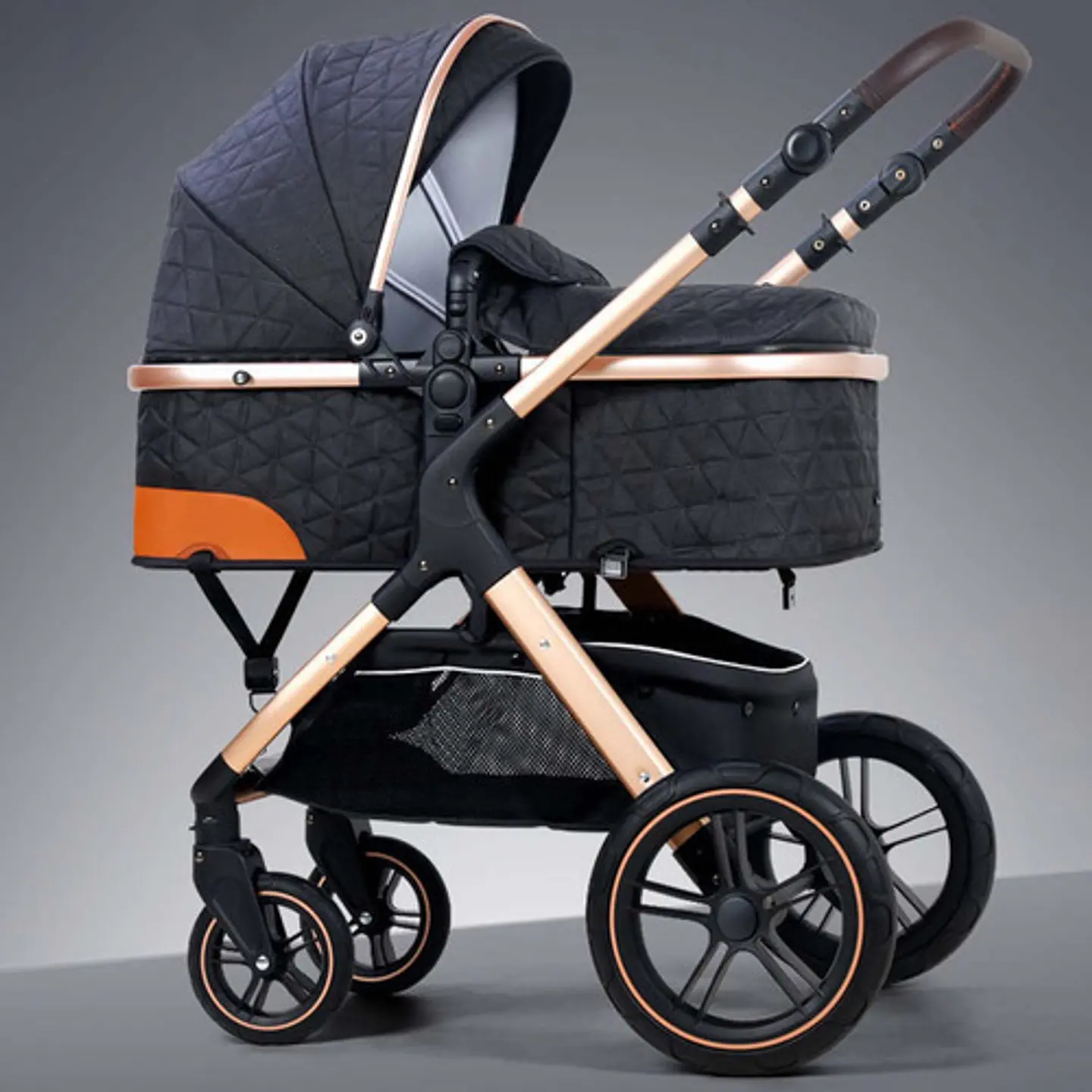 Coche Cuna Accesorios Bebé 5 En 1 Plegable Multifuncional 2