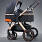 Coche Cuna Accesorios Bebé 5 En 1 Plegable Multifuncional - Miniatura 2