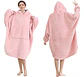 Manta Unisex Tipo Polerón Con Capucha Estilo Sherpa 120cm - Miniatura 1