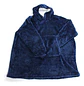 Manta Unisex Tipo Polerón Con Capucha Estilo Sherpa 120cm - Miniatura 7