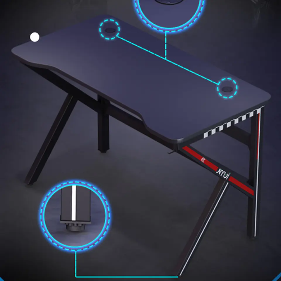 Escritorio Mesa Gamer 120 X 60 Cm Dark Awakening Crusec 4