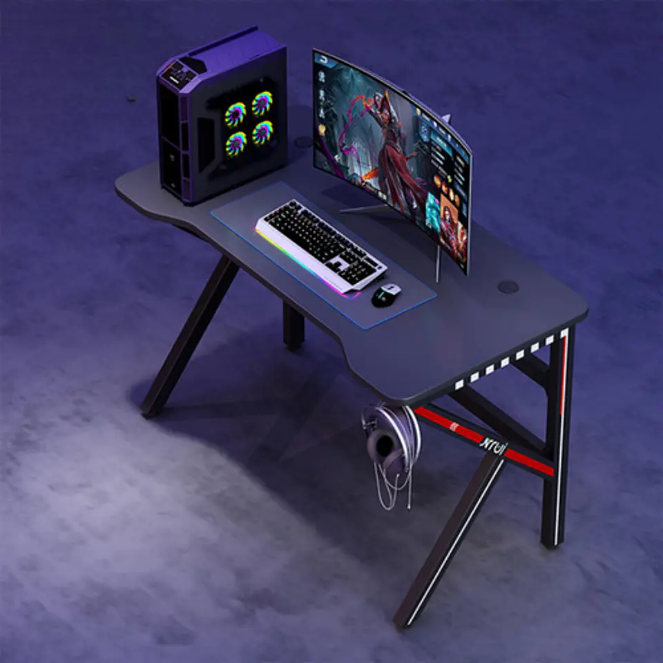 Escritorio Mesa Gamer 120 X 60 Cm Dark Awakening Crusec 5