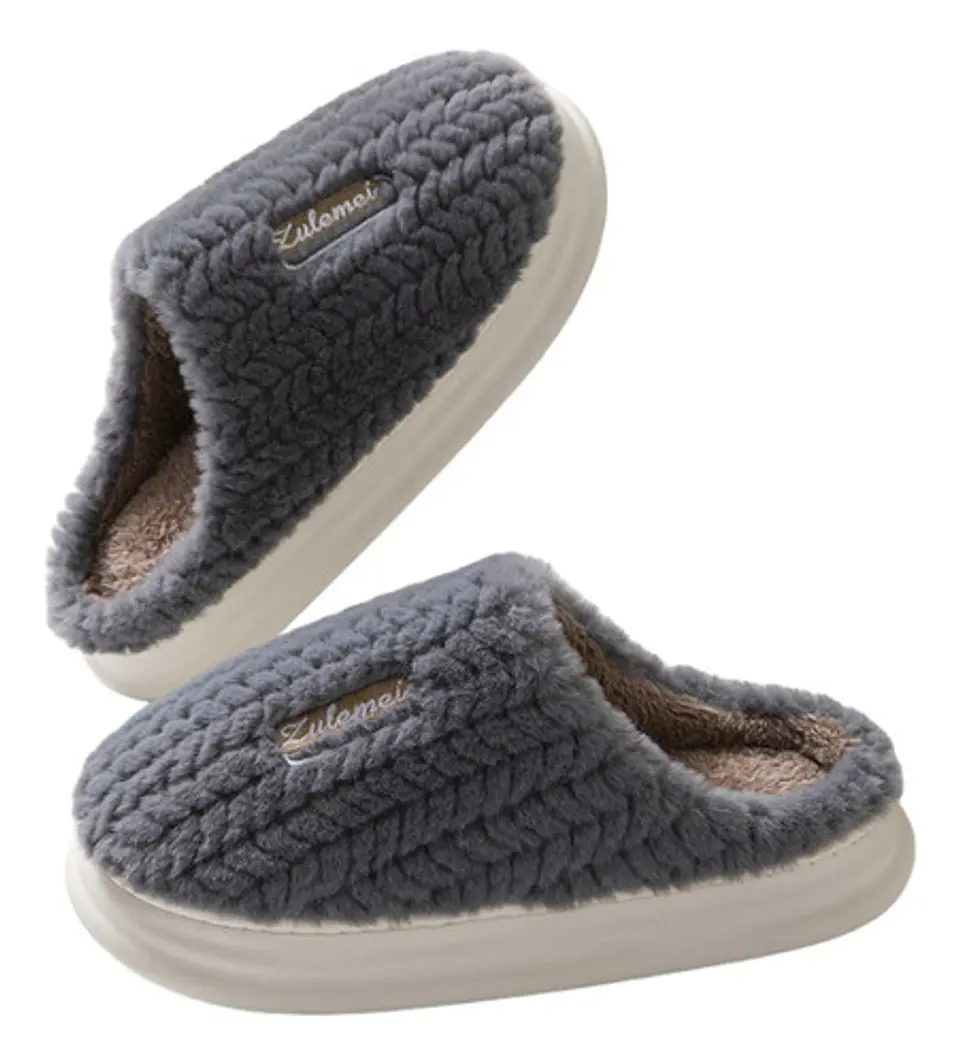Pantuflas Con Felpa Interior Hombre Mujer Unisex 4