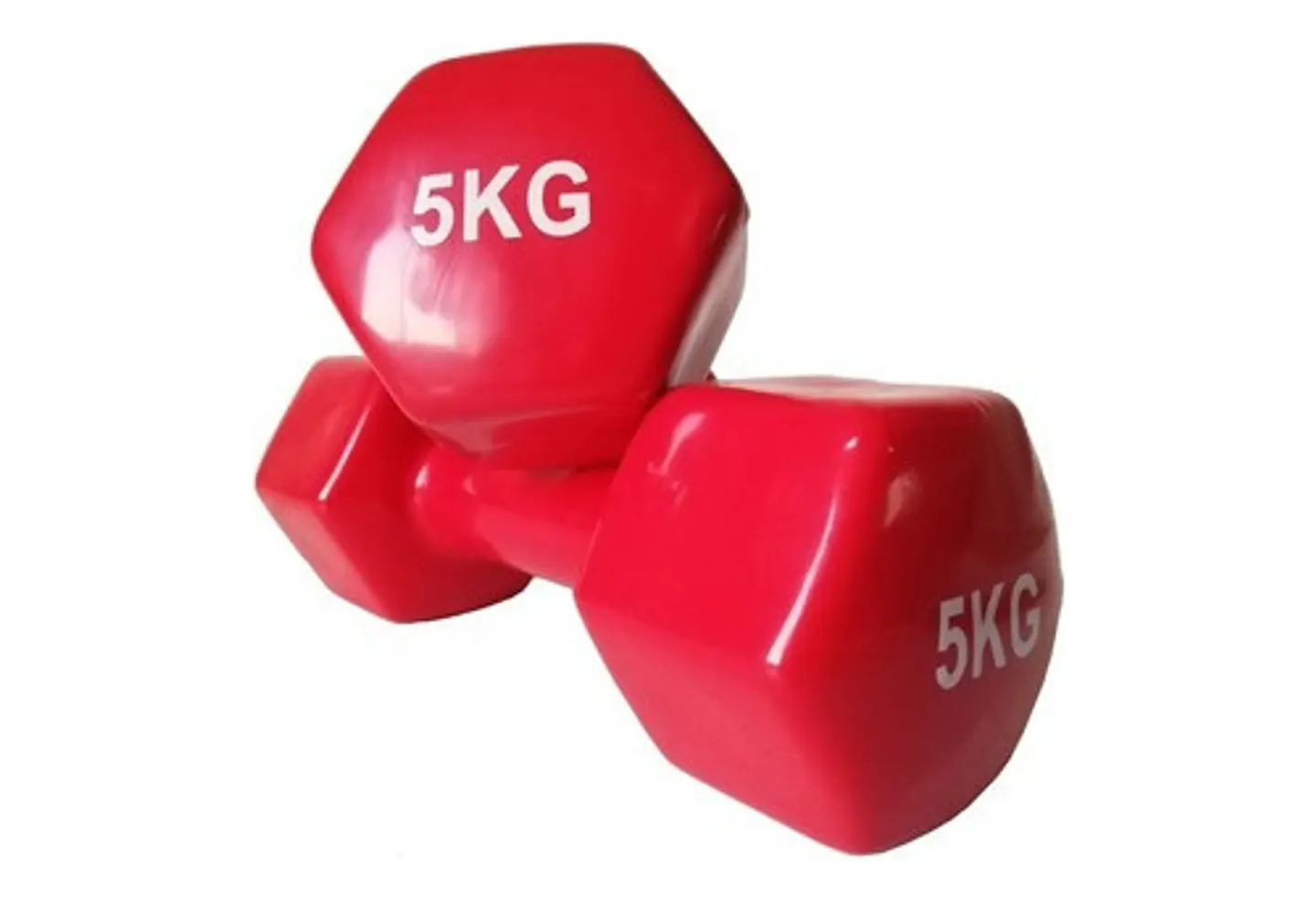 Pack 2 Mancuernas De 5kg C/u (un Par) Antideslizantes  2