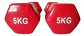 Pack 2 Mancuernas De 5kg C/u (un Par) Antideslizantes  - Miniatura 4