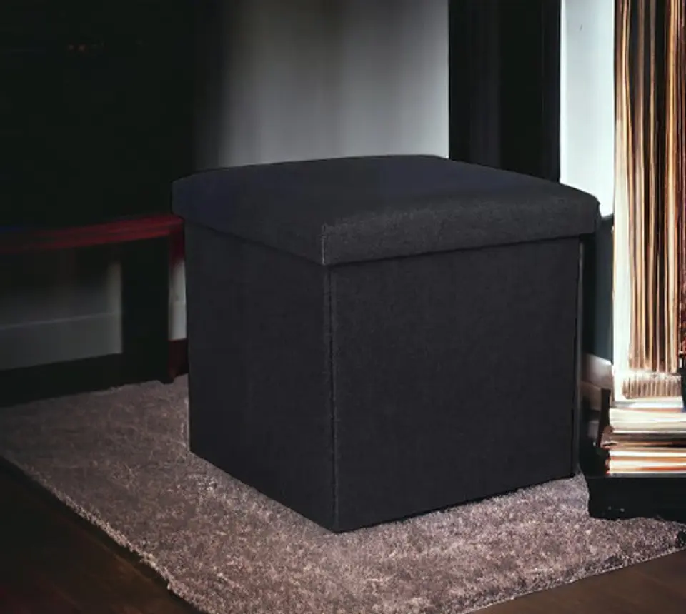 Puff Silla Baul Organizador Multifuncional 38cm X 38cm 3
